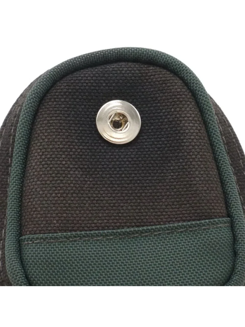 Chanel Sports Line CC Logo Arm Pouch Case Canvas Nylon Black Green